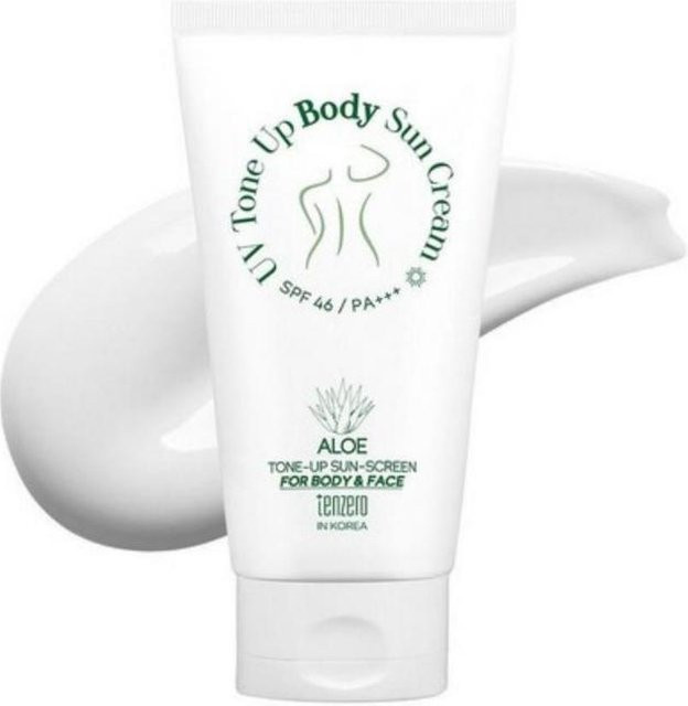TENZERO Aloe UV Tone Up Körper-Sonnencreme, LSF 46, 150 g, Aloe Vera - Bild 1