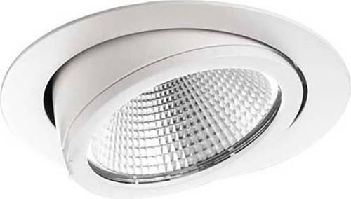 Brumberg LED-Einbauleuchte Schwarz, runde Deckenleuchte aus Aluminium und Glas, 48W, Cool White - Bild 1