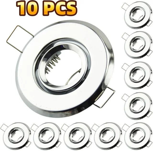 JOYINLED verstellbarer Downlight-Halter aus Metall als Deckeneinbau-Rahmen für MR11-Glühbirnen für moderne Showcase- und Gallery-Beleuchtung - Bild 1