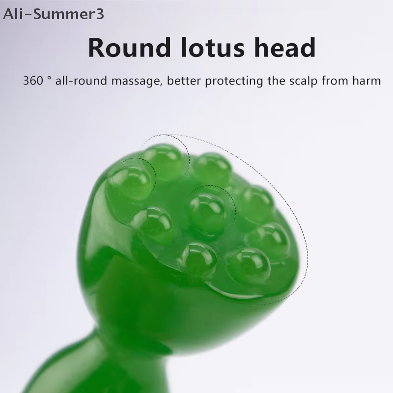 Gua Sha Massage Stick Lotus Seedpod Form, Gesicht und Augen - Bild 3