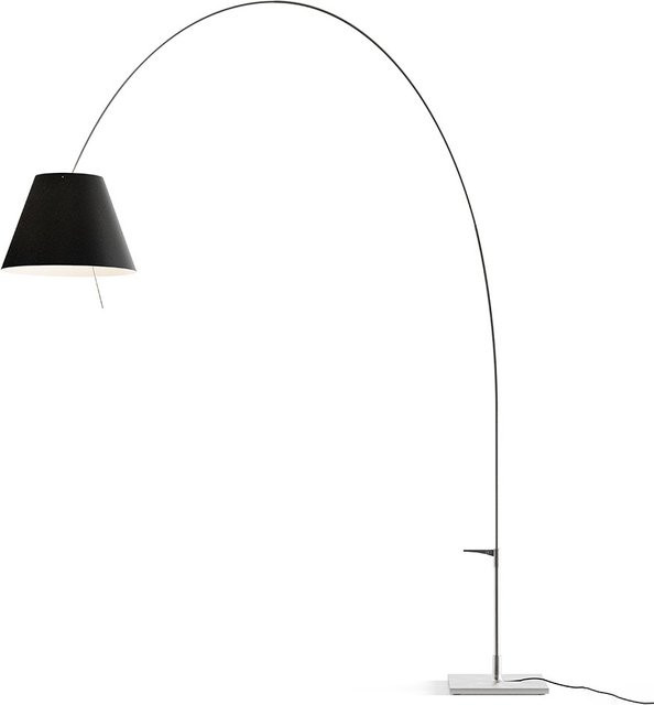 Luceplan Lady Costanza D13Ed Terra Bogenleuchte aus Aluminium in Schwarz, dimmbar und verstellbar - Bild 1