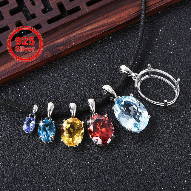 weainy Anhänger-Charm-Tablett, 925 Sterlingsilber, CZ-Stein - Bild 1
