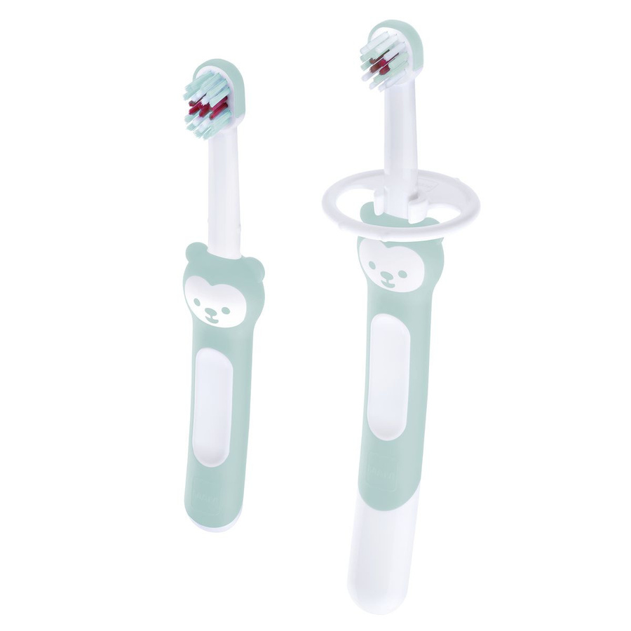 MAM Baby-Zahnbürsten-Set Learn to Brush, 2-tlg. - Bild 1