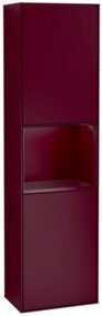 V&B Hochschrank Finion mit LED-Beleuchtung und Glastüren für das Badezimmer, Breite: 41,8 cm, Höhe: 151,6 cm - Bild 1