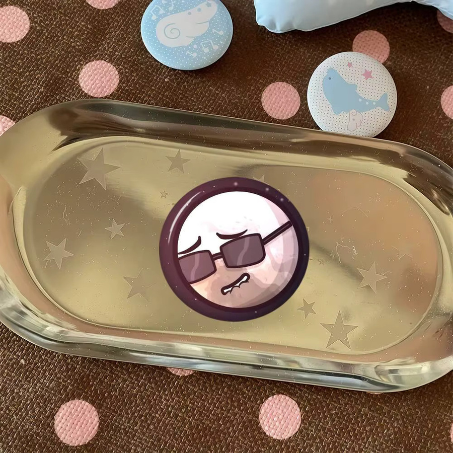 Kayou Solar Balls Fan Art Button-Pin, rundes Metall-Abzeichen, für Kinder - Bild 4