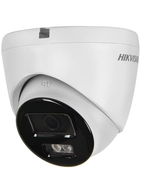 Hikvision 8MP IP-Turmkamera DS-2CD1383G2-LIUF in Weiß mit 4K Auflösung, Smart Hybrid Light, eingebautem Mikrofon und SD-Kartensteckplatz - Bild 2