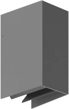 Brumberg LED-Wandleuchte in Grau (Strukturgraphit) aus Aluminium und Glas mit IP54 Schutzart - Bild 1