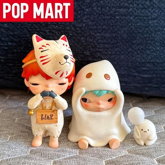 POP MART Hirono The Other One Blind Box Cartoon Anime Figur Multicolor Desktoptoy Ornament - Bild 1