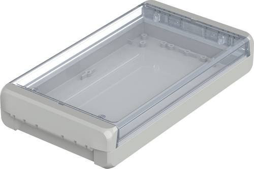 Bopla Bocube Outdoor-Gehäuse aus Polycarbonat in Lichtgrau RAL 7035, B/H/T: 231 x 125 x 40 mm - Bild 1
