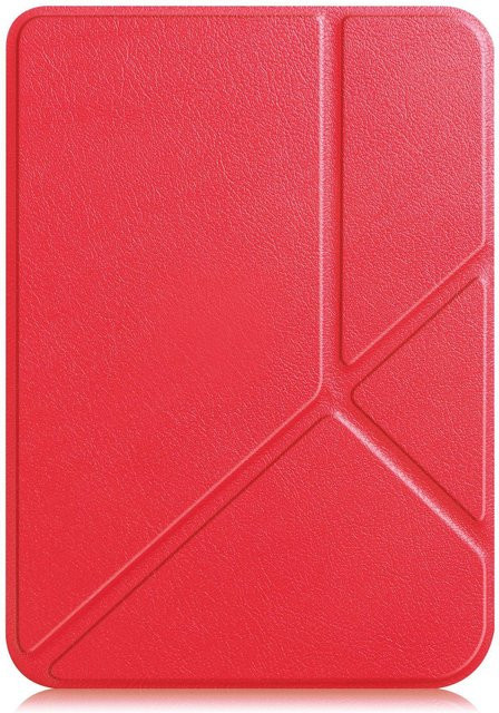 Magnetische Origami Ständer Hülle für Kobo Clara Colour in Rot - Bild 1