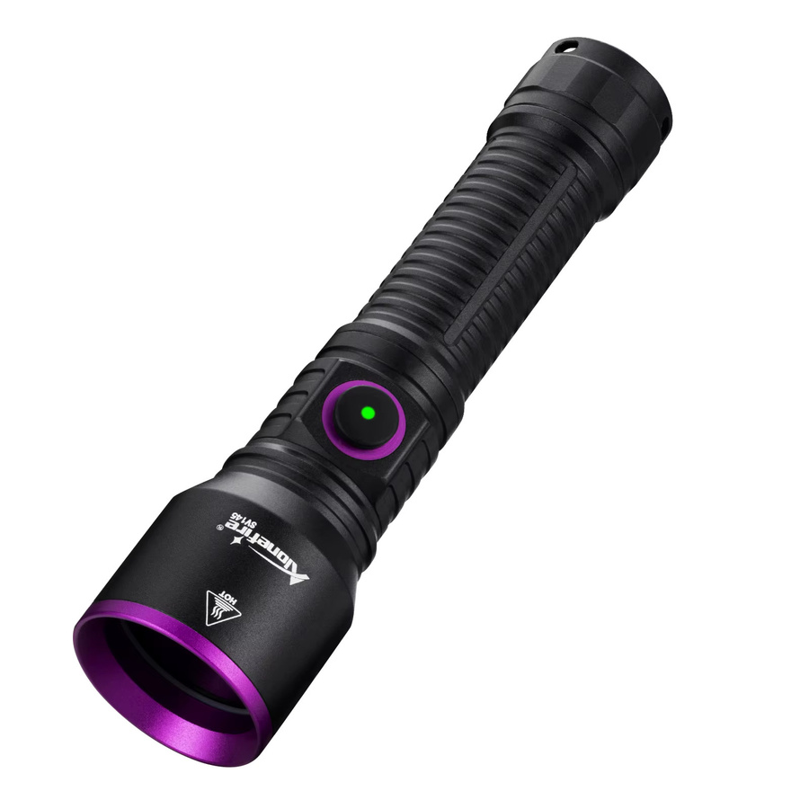Alonefire 10W 365nm UV-LED Hochleistungs-Schwarzlicht-Taschenlampe in Schwarz, USB-aufladbar zur Detektion von Haustierflecken, Tinea und Geldscheinen - Bild 6