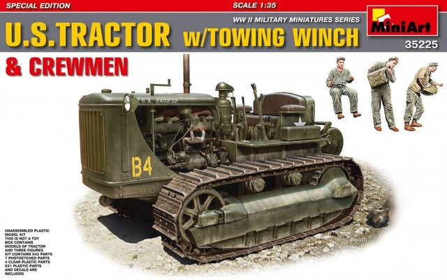 Miniart U.S.Tractor with Towing Winch & Crewmen Special Edition, Fahrzeuge, 1:35 - Bild 1