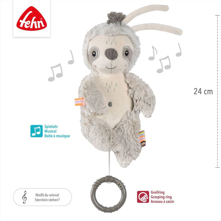 Fehn Mini-Spieluhr Faultier ab Geburt - Bild 2