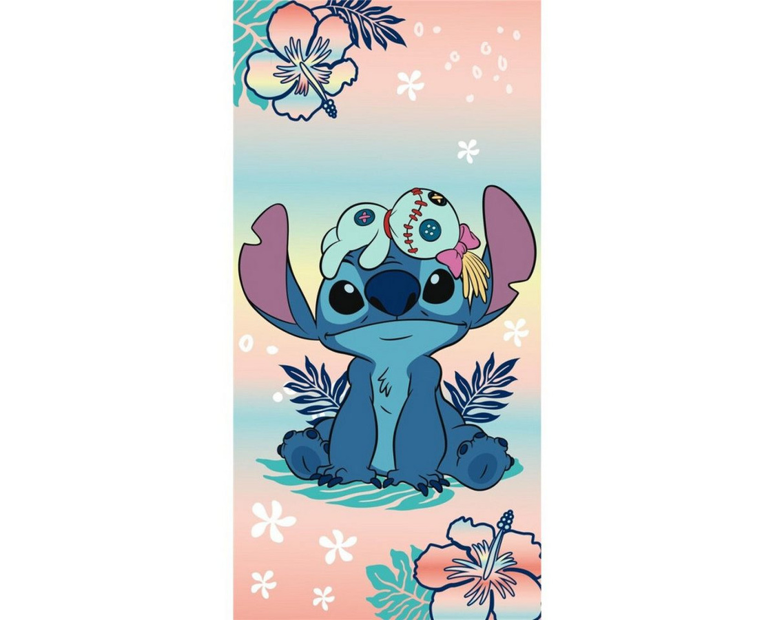 Lilo & Stitch Strandtuch Badetuch B/B: 70 x 140 cm - Bild 1