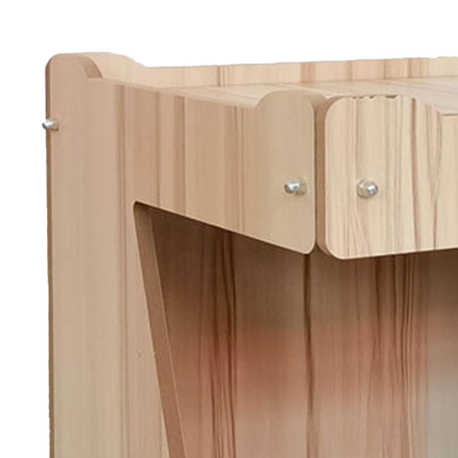 Aimo Katzenhaus aus Holz mit speziell geformter Tür als Katzenhöhle und Bett für den Innenbereich - Bild 3