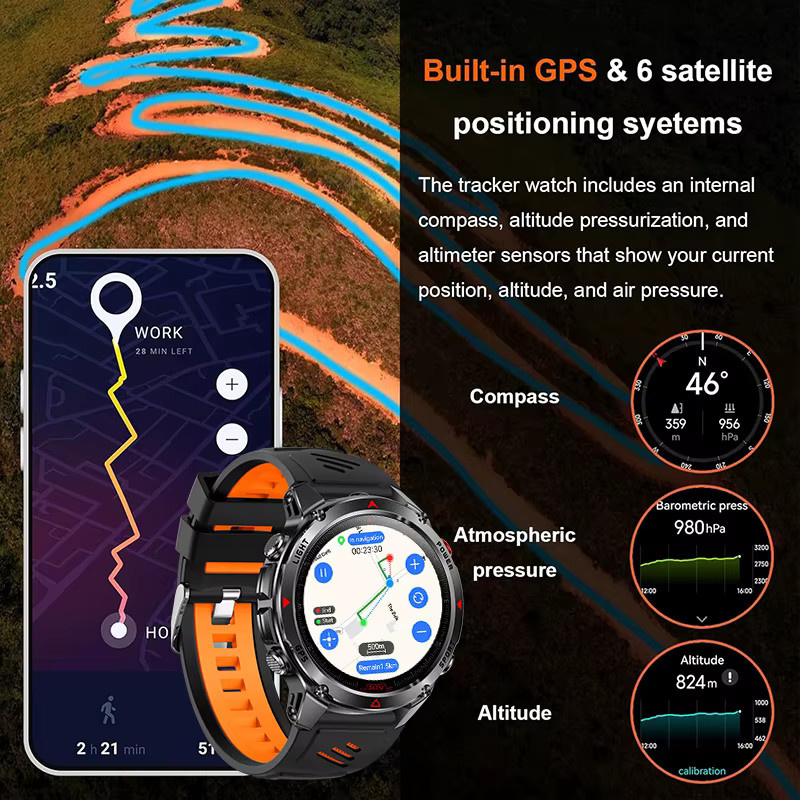 Garmin Smartwatch, Schwarz, 42 mm, Silikon, GPS, 3 ATM - Bild 2