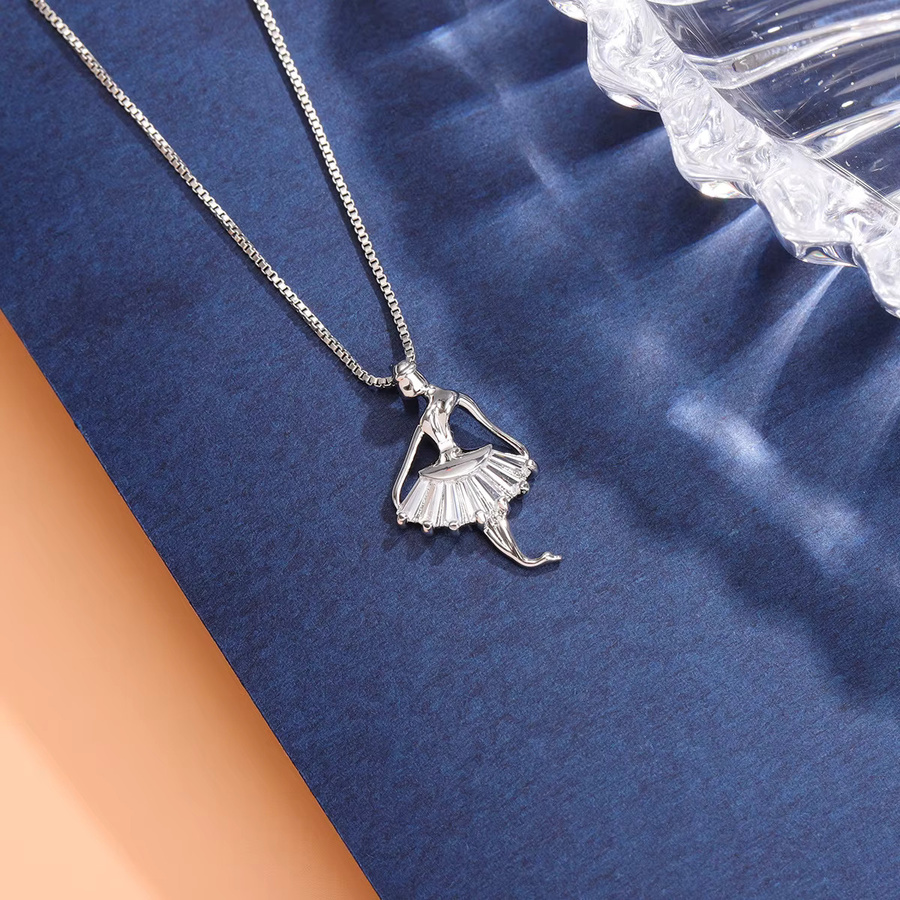 GaGa-Duck Halskette, 925 Silber, Kristall, Damen - Bild 3