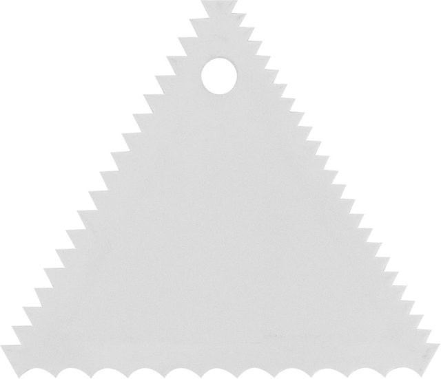 Schneider Teigschaber aus Kunststoff, weiß, B/T/H: 10,5 x 10,5 x 10,5 cm - Bild 1