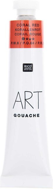 Rico Design ART Gouache Korallenrot 22 ml - Bild 1