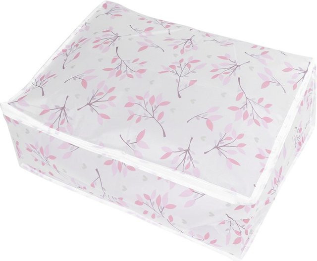 CosyHome Aufbewahrungstasche für Quilts und Kleidung, staubdicht und feuchtigkeitsresistent, Weiß, B/T/H: 56,5 x 42,0 x 20,5 cm - Bild 1