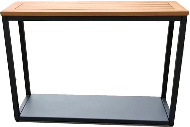 Acamp Klapptisch rechteckig aus Holz in Anthrazit, B/T: 49 x 49 cm - Bild 1