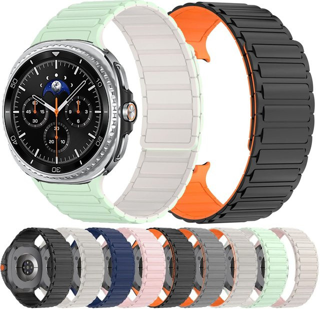 Samsung Uhrenarmband Silikon, Schwarz, Unisex - Bild 1