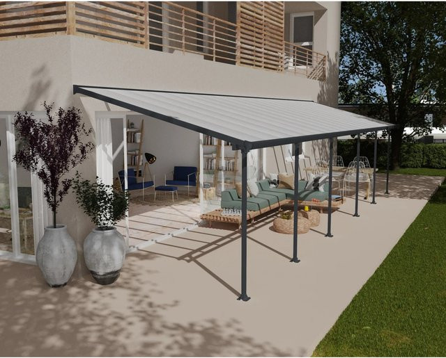Palram - Canopia Terrassenüberdachung Feria Anthrazit B: 300 cm, T: 1035 cm - Bild 1