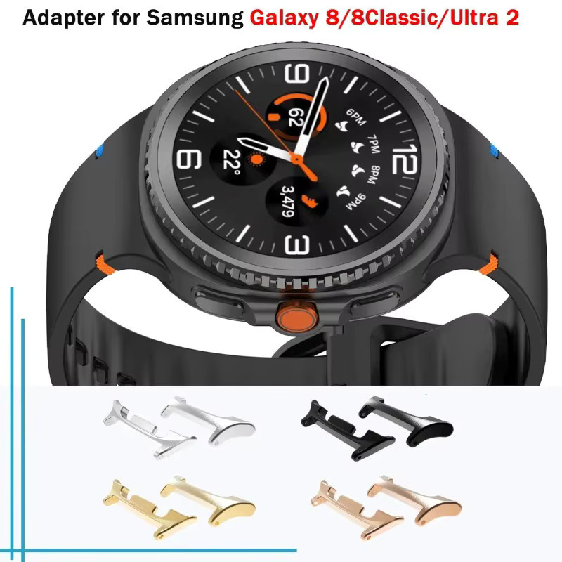 CAOWTAN Anschlussadapter für Samsung Galaxy Watch 8 Class, Gold, Unisex - Bild 3
