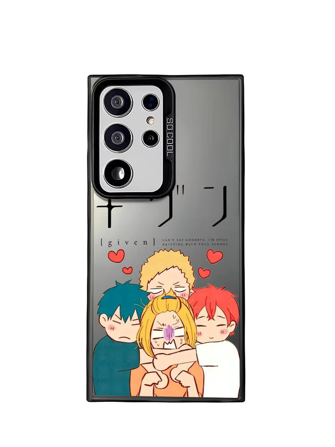 G-Given Love Handyhülle für Samsung Galaxy S25 S24 S23 S22 S21 Ultra Plus 5G, glänzende stoßfeste TPU-Abdeckung, weiß/mehrfarbig - Bild 5