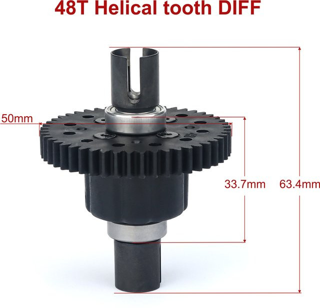 ZD Racing RC Auto Upgrade Teile, 48T Center Differential Getriebe, 1/8 - Bild 1
