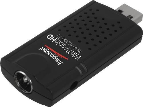 Hauppauge WinTV soloHD Digitaler TV-Empfänger für DVB-C und DVB-T2 in Schwarz mit USB-Anschluss - Bild 1