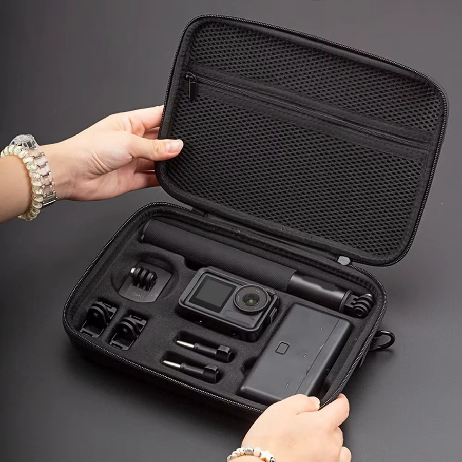 DJI OSMO Action 5 PRO Hartschalen-Action-Kameratasche, wasserdichte und stoßfeste Multifunktions-Tragetasche in Schwarz - Bild 3