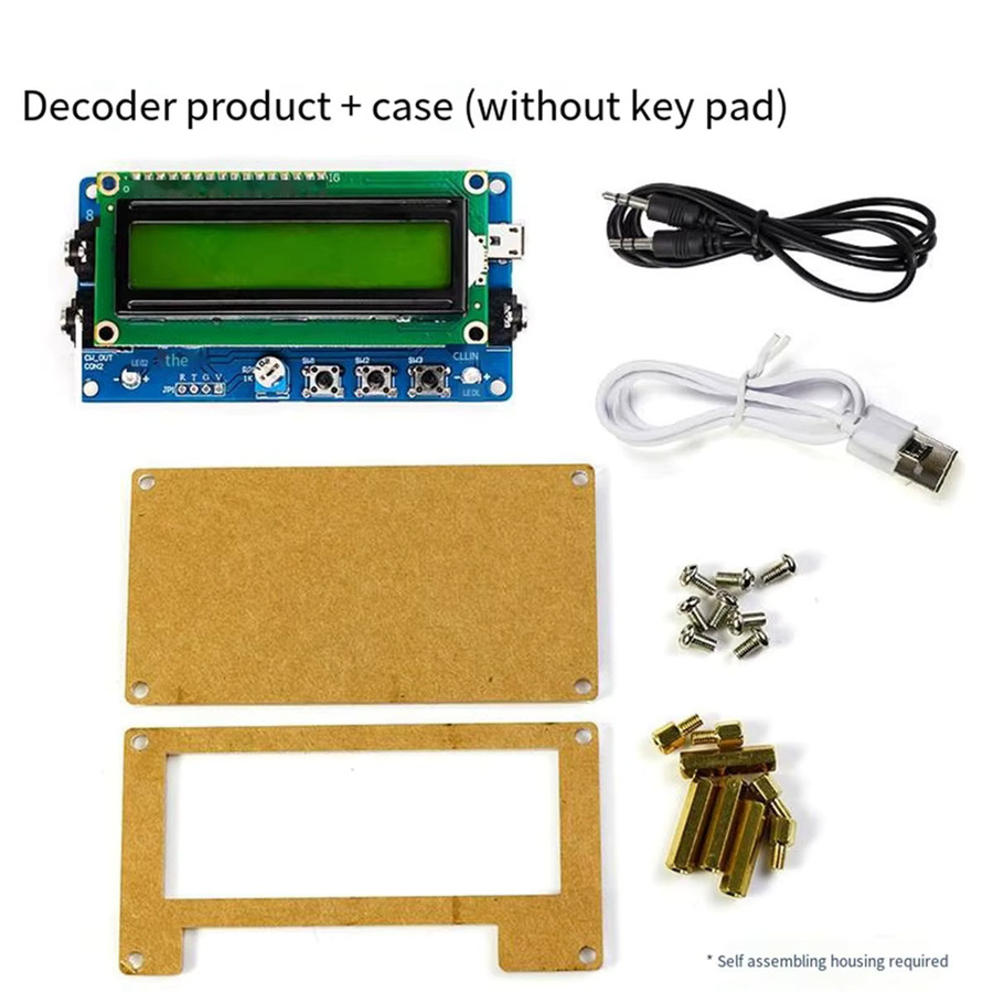 ABZT CW Morsecode Decoder Trainer DIY Elektronik-Bausatz zum Löten in Multicolor - Bild 2