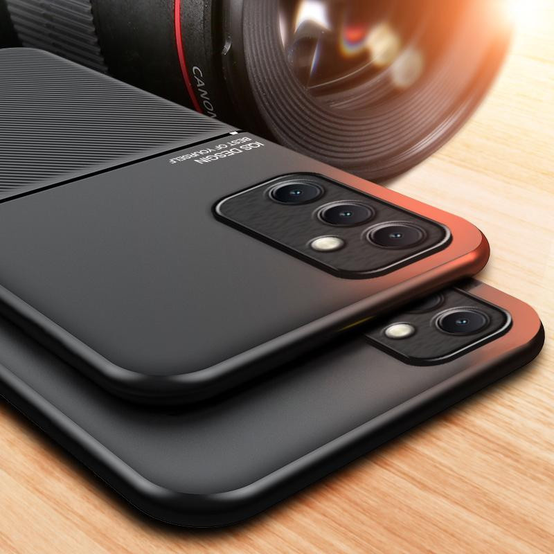 Magnetische Slim TPU Lederhülle für Samsung Galaxy A-Serie in Schwarz und Grün - Bild 3