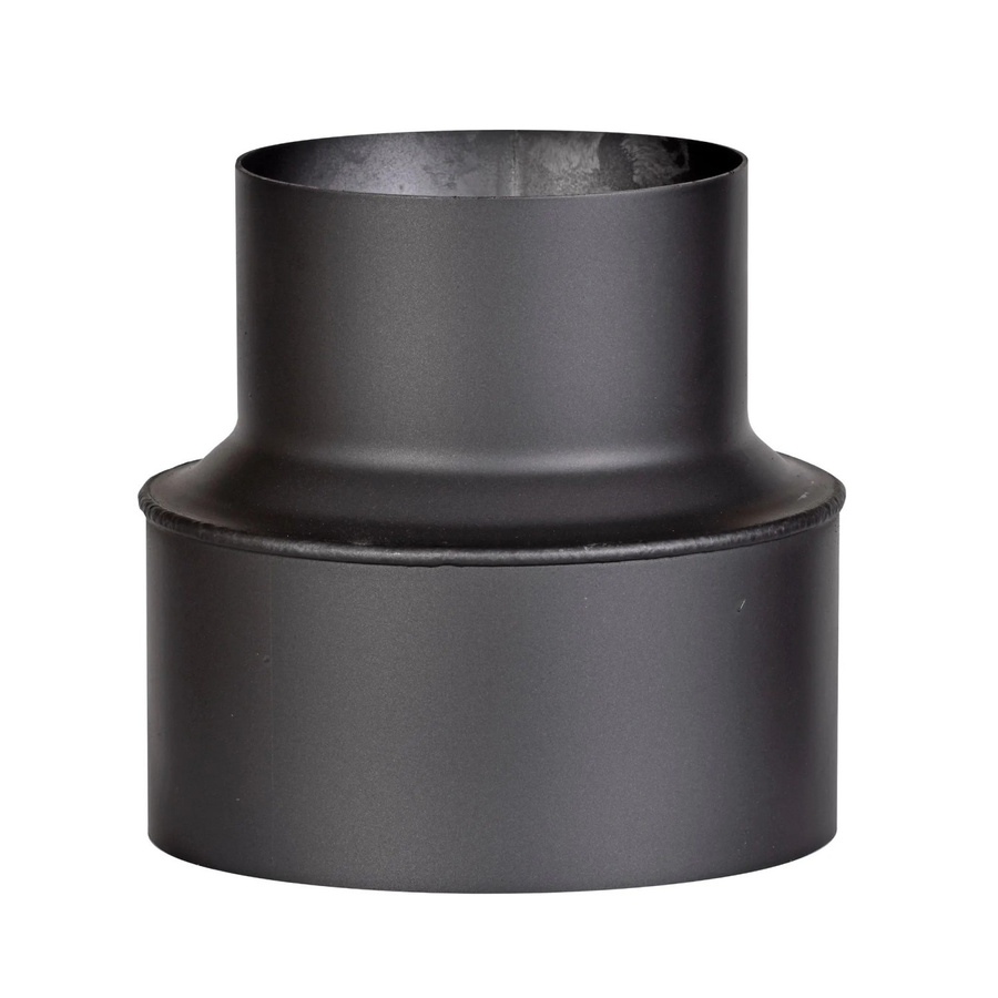 Firefix Rauchrohr Reduzierstück aus Stahl Schwarz 200-150 mm - Bild 2