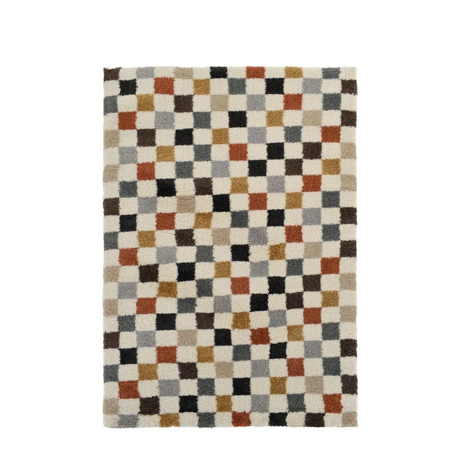 Vercai Rugs Teppich City Karo in Creme und Beige, B/T: 120 x 170 cm - Bild 2