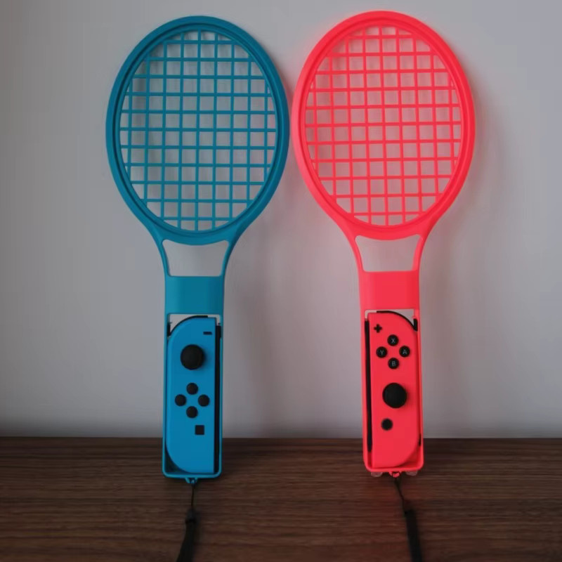 Benicabaly 2er-Set Tennisschläger-Griffe für Nintendo Switch Joy-Con in Multicolour für komfortables Sportspiel-Zubehör - Bild 3