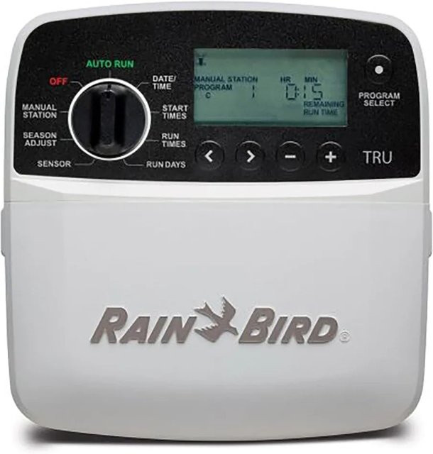 Rain Bird Steuergerät für 6 Zonen mit Multifunktionsdisplay in Weiß-Schwarz für die Innenmontage - Bild 1