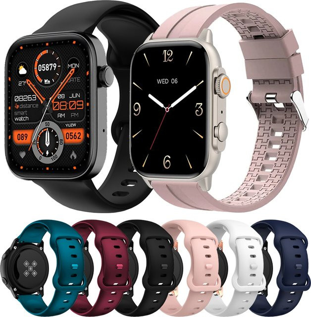 COLMI Smartwatch Armband, Silikon, Damen Herren, 20 22 mm - Bild 1