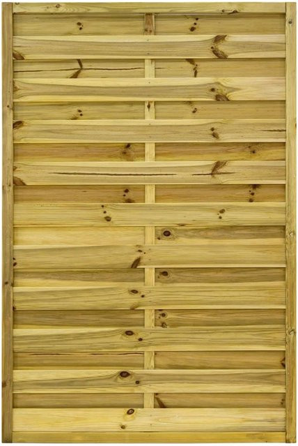 GartenLand Dichtzaun VARIO Gerade Holzzaun aus Kiefernholz, Grün, B/H: 120 x 180 cm, kesseldruckimprägniert - Bild 1