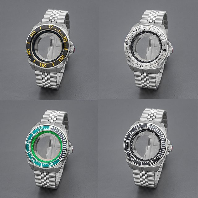 King Samurai Uhrengehäuse und Armband, Edelstahl, Silber, Unisex - Bild 1