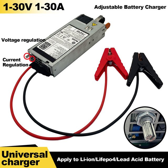 SUSUTOO Einstellbares Spannungs- und Stromladegerät 1-30V 1-30A für LiFePO4 Li-Ionen Lithium-Batterien 4S 8S und Blei-Säure-Batterien - Bild 1