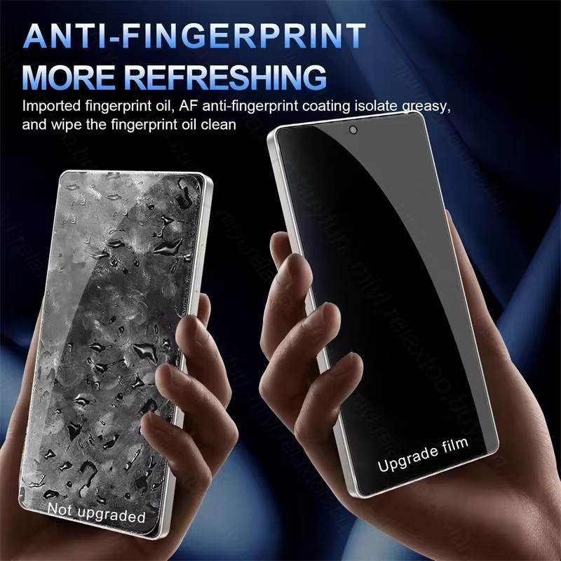 Samsung Smooth Touch Anti-Peep Vollkleber Schutzglas transparent für A57 A56 A55 A36 A35 A54 A17 A16 A26 A25 A34 A33 A15 A07 A06 - Bild 3