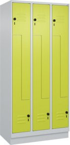 C+P Z-Spind Classic PLUS mit 6 Fächern und Sockel, Sicherheits-Drehriegel, H x B x T: 195 x 90 x 50 cm - Bild 1