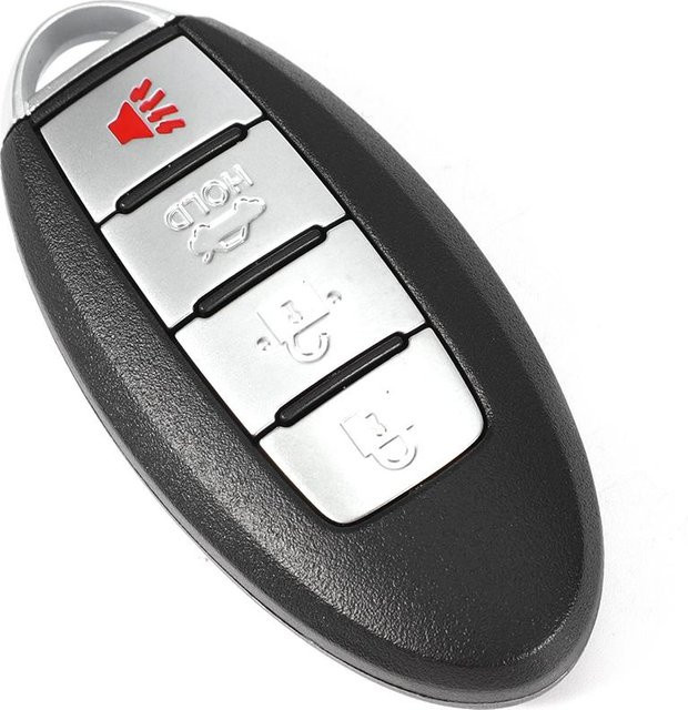 TOMTOP JMS Auto Fernbedienung Schlüssel mit 4 Tasten und 433MHz für Nissan Altima 2013-2015 in Schwarz - Bild 1