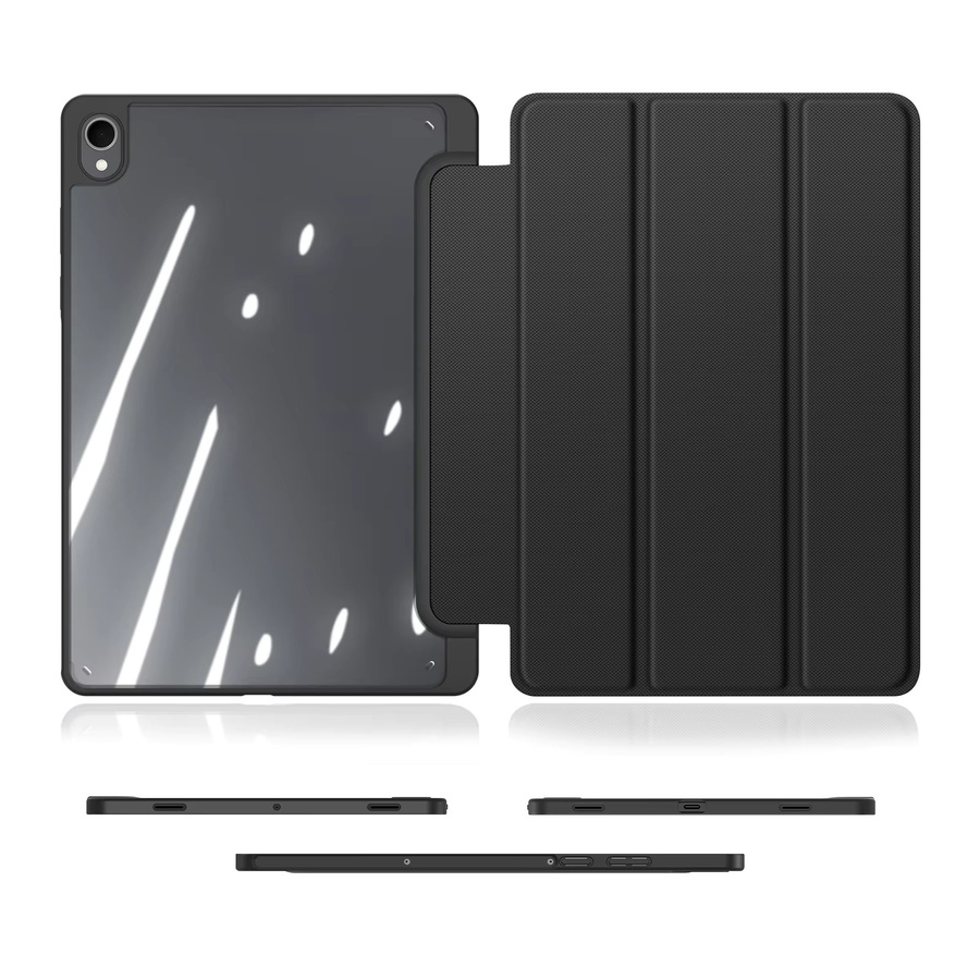 DUX DUCIS stoßfeste Schutzhülle für Samsung Galaxy Tab S11 11 Zoll, transparente Ganzkörper-Hülle mit Auto Sleep/Wake Funktion, Schwarz - Bild 3