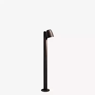 Bover Nut LED Pollerleuchte in Schwarz aus Metall für moderne Außenbereiche - Bild 1
