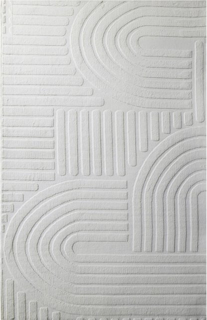 Mömax Kunstfell Teppich Bella in Creme, B/T: 100 x 155 cm - Bild 1