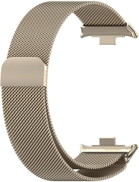 Agood Uhrenarmband Milanese Loop, Edelstahl, beige, Unisex - Bild 1