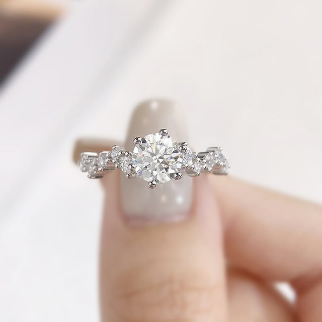 DWJ Ring, 925 Silber, Diamant, Damen - Bild 1